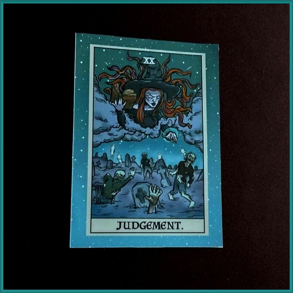 New- Terror Tarot Major Arcana Tapestry "Judgement"